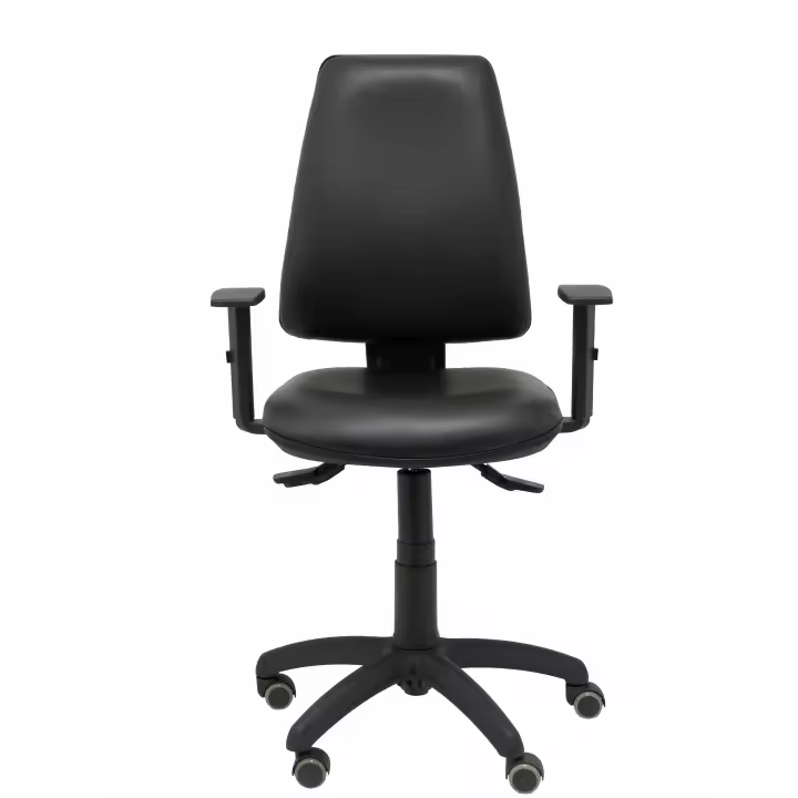 Piqueras Y Crespo Silla Elche Asincro Ergonómica Piel Negra - 1