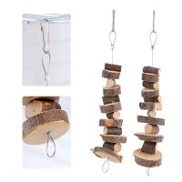 Juguete Masticable Para Conejos Y Hamsters Hecho De Madera Natural Para Moler Los Dientes De Animales Pequeños Como Guineapicos Y Sapos - details 3