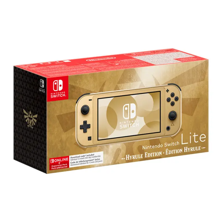 NINTENDO SWITCH LITE ELIGE ENTRE ED. ESP + JUEGO COMPLETO ANIMAL CROSSING NEW HORIZONS CORAL O TURQUESA O DORADA HYRULE EDITION - 1