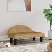 vidaXL Cama para perros de terciopelo 70x52x30 cm sofá para perros Color Gris claro,  Marrón,  Negro y mas - details 1