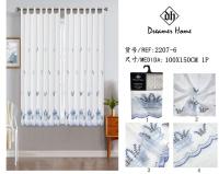 LILI HOME Cortina de Cocina - Diseño Funcional y Atractivo 100 x 150 cm ( 1pcs ) 100% Poliéster: Tejido resistente y duradero, ideal para el entorno de la cocina. Fácil de mantener y lavar, conservando su apariencia impecable a lo largo del tiempo. - details 0