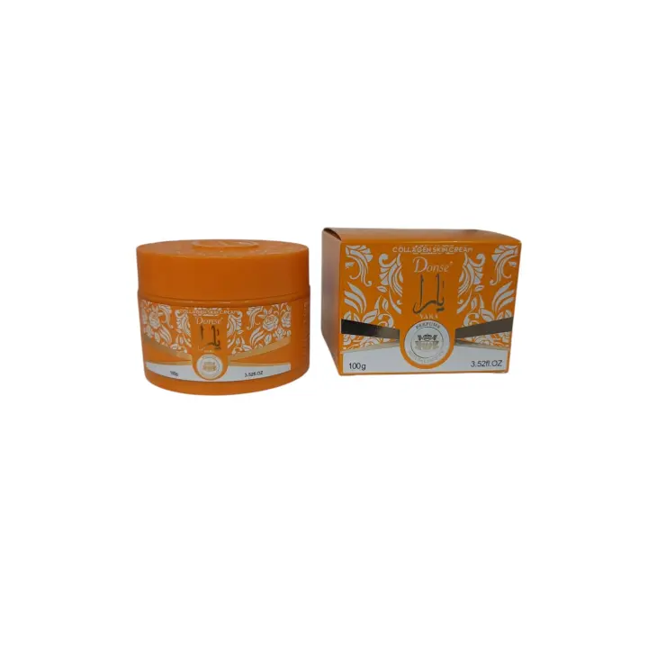 Crema hidrantante YARA Moi naranja Donse 100gr,Locion reafirmante ,acido hialuronico ,Vitamina C, Piel fresca, descansada, luminosa, Crema de cara con aceite de perfume Yara MOI NOVEDAD - 1