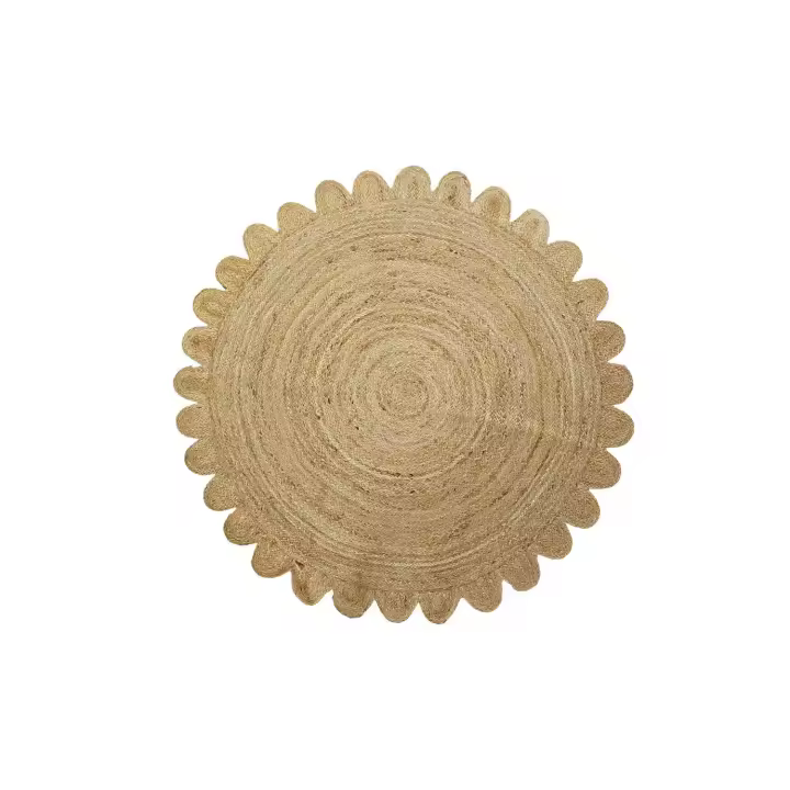 ALFOMBRA JUTE 120X120X0,75 2000 GSM NATURAL MARRON TX194826 - 1