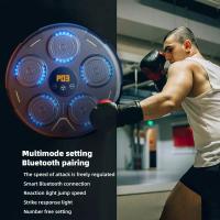 Entrenador de boxeo con música inteligente, máquina de boxeo con respuesta electrónica LED, bolsa de arena para colgar en la pared, Compatible con Bluetooth para niños y adultos - details 2