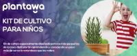 Plantawa Kit de Cultivo Completo para Niños, Huerto Urbano Infantil para Cultivar en Casa, Jardinera para sembrar Semillas, Cuida Tus Plantas, Regalar Español. - details 0
