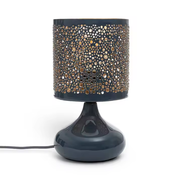 Ledkia Lámpara de Mesa Metal Harish Beige - 1
