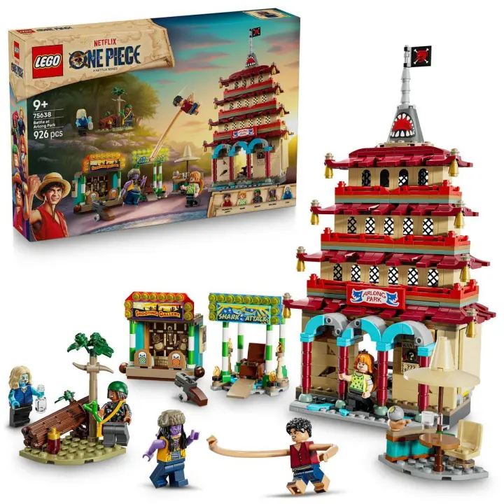 [PREVENTA]  LEGO® ONE PIECE Batalla en Arlong Park Set de Construcción de Juguetes Interactivos de Piratas, Regalo Coleccionable Inspirado en el Anime, Acción Imaginativa con Minifiguras 75638 - 1