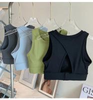 Lycar Top De Fitness Para Mujer Sujetador Deportivo Con Espalda Hueca Ropa De Gimnasio Y Yoga Quick Dry Cierre De Hebilla - details 0