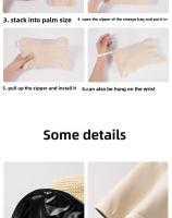 Sombrero De Pescador De Vinilo Protección Solar Para Niñas Verano Cubre Cara Plegable Y Almacenable Sombrero De Paja Versátil - details 15