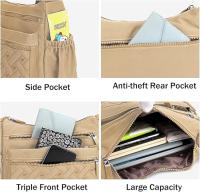 Bolso bandolera informal con múltiples bolsos para Mujer, Bolso de hombro para niños, Bolso de mano ajustable, de gran capacidad, Bolso para teléfono, para ir de - details 0