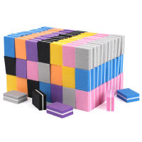 500Pcs Mini Linterna De Uñas Con Bloque De Fichas 100/180 Y Esponja De Lijado Multicolor Herramientas De Arte De Uñas Para Manicura En Salón - details 0