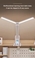 Lámpara De Lectura LED Doble Con Pinza Y Control Táctil Dimmer Protección Ocular Para Dormitorio Estudio Oficina - details 0