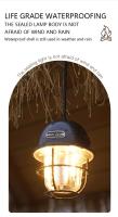 Lámpara De Camping LED Retro Impermeable Y Dimmer Para Tienda De Acampar Luz De Emergencia Para Exteriores Colgante - details 3