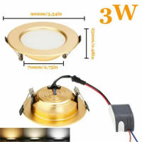 Spot De Techo Recubierto Redondo LED De Alta Brillo 220V 5W 9W 12W 15W 18W Para Comercio Y Habitación Interior Luz Bajo Techo Ajustable Sin Dimmer Material Aluminio - details 11