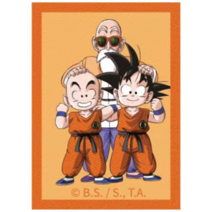 Parches Ropa Dragon Ball – Parche Impreso Ropa – Manga – SuperHéroes – (licencia oficial) – Bola de Dragón – Goku Simio Gigante – Krilin – Kame Senniin – Muten Roshi – Guerrer@s – Lucha – Aventurer@s – Amistad – 5,0 x 7,0 cm. - Moda The Happy Patch - 1