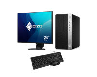 Ordenador Completo HP 600 G4 MT Intel Core i5-8400 8 GB/16 Gb RAM 256 Gb NVMe SSD + Monitor 24" EIZO, teclado y Ratón Inalámbrico - details 0