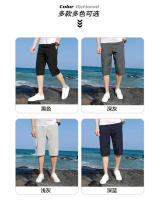 Nuevos Shorts Capris Para Hombre 2024 Thin Ice Silk Pantalones Rectos Y Holgados Para El Verano Estilo Casual - details 6