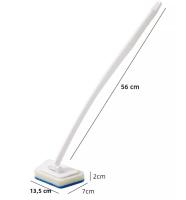Cepillo De Limpieza Multifuncional Para El Baño Con Mango Largo Y Cabeza Trapezoidal Reemplazable Cepillo De Piso De Desinfección Eco-amigable Para El Hogar - details 5