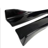 Spoiler De Coche Universal 35/48cm Fibra De Carbono Negro Brillante Protección De Borde Lateral De Parachoques Y Borde Delantero - details 6
