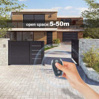 Control Remoto De Puerta De Garage 4 Canales Verde Y Naranja Compatible Con SOMMER TX03-434-4-XP Transmisor De Puerta 434MHz - details 2