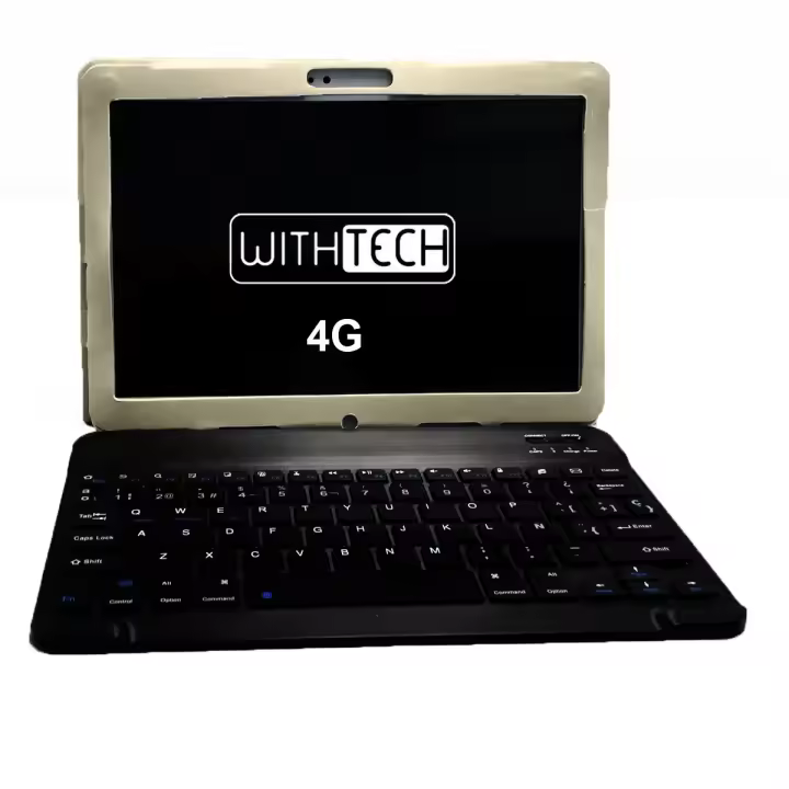 Withtech Tablet 10 Pulgadas CIS Edison VI Android 10 10 Core 6 Gb RAM 64 Gb ROM 4G Llamadas GPS con Funda y Teclado Español - 1