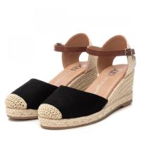 XTI 140746 06 Alpargatas de mujer 35717 25V VALENCIANA CORREITA ANTE NEGRO - details 4