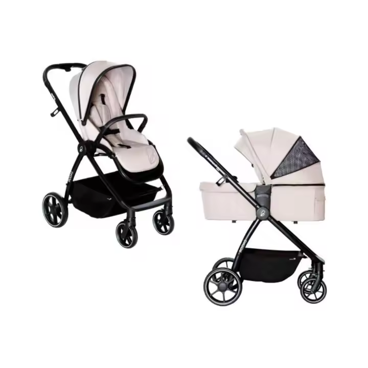 Carrinho de bebé 2 em 1 Asalvo Duo Rodas Beige - 1