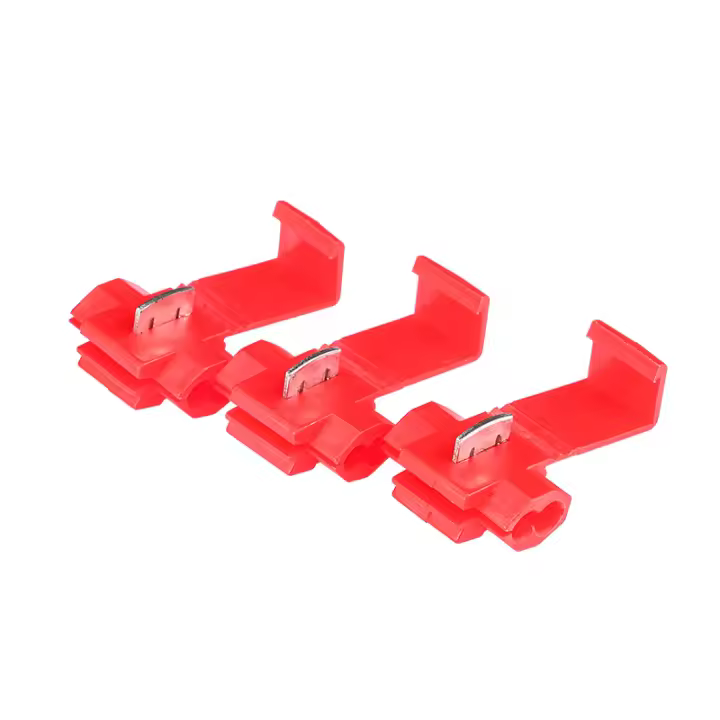 Conector De Línea Automotriz En Forma De T Terminales De Cable De Cable Para Audio De Coche Kit De Conexión Rápida Clip De Cable - 1