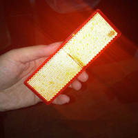 Cinta Reflector Reflectante Para Bicicleta Camión Camión Y Auto Seguridad Nocturna Advertencia Pegatina Material Plástico - details 12