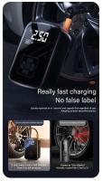 Bomba de Aire Compresora Inalámbrica para Coche 1pc Inflador de Neumáticos Eléctrico para Motocicleta Bicicleta Barco Automóvil Bomba de Inflado de Neumáticos Material ABS+Componentes Electrónicos - details 1