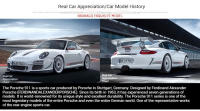 Modelo De Coche De Colección Bruago 1:18 Porsche 911 GT3 Blanco Azul En Metal Para Decoración Y Regalo Para Hombres - details 0