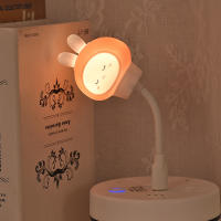 Lámpara Nocturna USB LED De Dibujos Animados Lindos Oso Pollo Gato Para Decoración De Habitación De Bebé Y Niños Lámpara De Mesa Cerca Del Cama - details 8