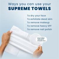 Paquete De Toallas Desechables Para Rostro 1/2/4 Unidades Secas Y Cómodas Para Lavar Y Limpiar Estilo Portátil Para Viajes - details 8