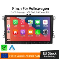 Radio con GPS para coche, reproductor con Android 10, 9 pulgadas, WiFi, BT, WiFi, pantalla dividida, para VW Passat 6, 7 CC, Polo, GOLF 5, 6, Touran, T5, 2+32G, 1+32G - details 0
