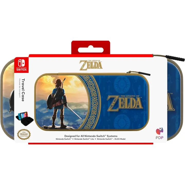 Funda Deluxe Travel Case Zelda Hyrule Blue Licenciado - PDP - Nintendo Switch - 1
