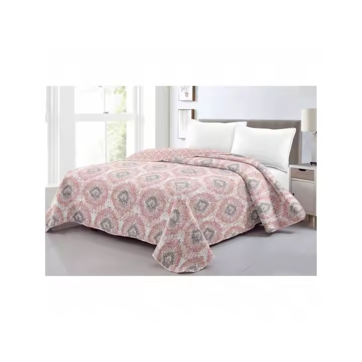 ARISE SHOP-Colcha Bouti  Estampada para camas de 90, 105, 135 y 150 cm. Bouti Reversible liso o estampado. Colcha fina y ligera. No incluye fundas de cojín.Poliéster - 1