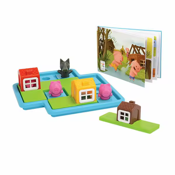 Los Tres Cerditos Deluxe: Juego de Logica para niños a partir de 5 años. (individual) - 1