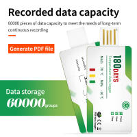 Logger De Temperatura Desechable 180 Días Con USB Y Reporte PDF Alarma De Temperatura Para Transporte Frío Indicador LED Rojo Y Verde - details 16