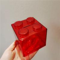 Caja De Ahorro En Bloques De Construcción Transparente Para Niños Caja De Monedas Y Cambio Decoración Del Hogar Juguete Regalo - details 3