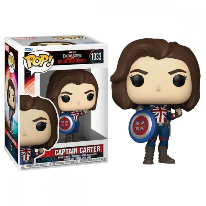 Funko pop marvel doctor strange multiverso de la locura capitana carter 62408 - 1