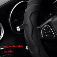 Funda De Volante Deportiva De Piel De Oveja Artificial 14.5-15 Pulgadas 37-38CM Tamaño Ajustable Para Coche Estilo Tridimensional - details 1