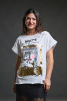Camiseta Focus de Anabel Lee. "ENFÓCATE. En solo lo que es importante."     -Camiseta de corte recto, manga corta y cuello redondo. - details 0