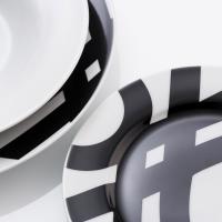 BENETTON Set de Vajilla de Porcelana Estampada Negra - 18 Piezas - details 7