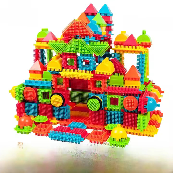 Bloques De Construcción Interactivos Para Niños 144PCS Desarrollo Inteligente Y Educativo Juego De Montaje DIY Con Temas De Naturaleza Ciencia Ficción Y Ocupaciones - 1