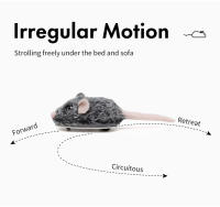 Nueva Generación Ratón Interactivo Inteligente Con Movimiento Activado Y Cola Vibrante Juguete Para Gatos Recargable De Peluche - details 6