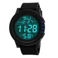 Reloj Deportivo Para Hombre YIKAZE Impermeable Con Luz Luminosa Multifuncional Militar Digital Reloj De Pulsera Electrónico Con Alarma Y Cronógrafo - details 4