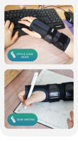 AOLIKES 1PCS Soporte De Muñeca Para Tunnel Carpal Artritis Con Esplintajes Compresión Soporte De Mano Para Tendinitis Esfuerzo - details 3