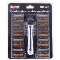 Cuchilla De Acero Inoxidable Doble Para Barbieros Manual Antiguo Cuchilla De Afeitar Para Hombres Cuchilla De Seguridad Para Barba Y Cara - details 0