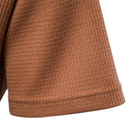 Nueva camiseta casual bordada de primavera para hombre, cuello redondo, color sólido, camisa básica deportiva, top para hombre - details 9