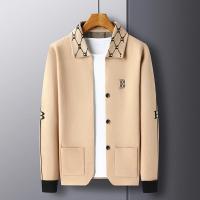 Chaqueta De Punto Para Hombre Con Capucha Estampada De B Diseño Casual De Otoño E Invierno De Marca Alta Manga Larga Cuello En V - details 13